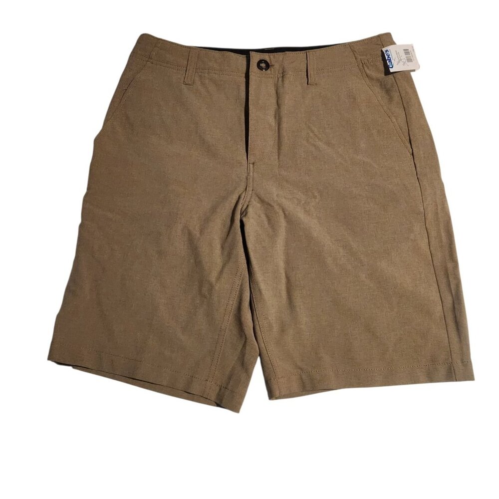 Volcom Shorts Stretch Chino‎ Skater Surf Flat Front Brown Mens Size 30 NEW NWT